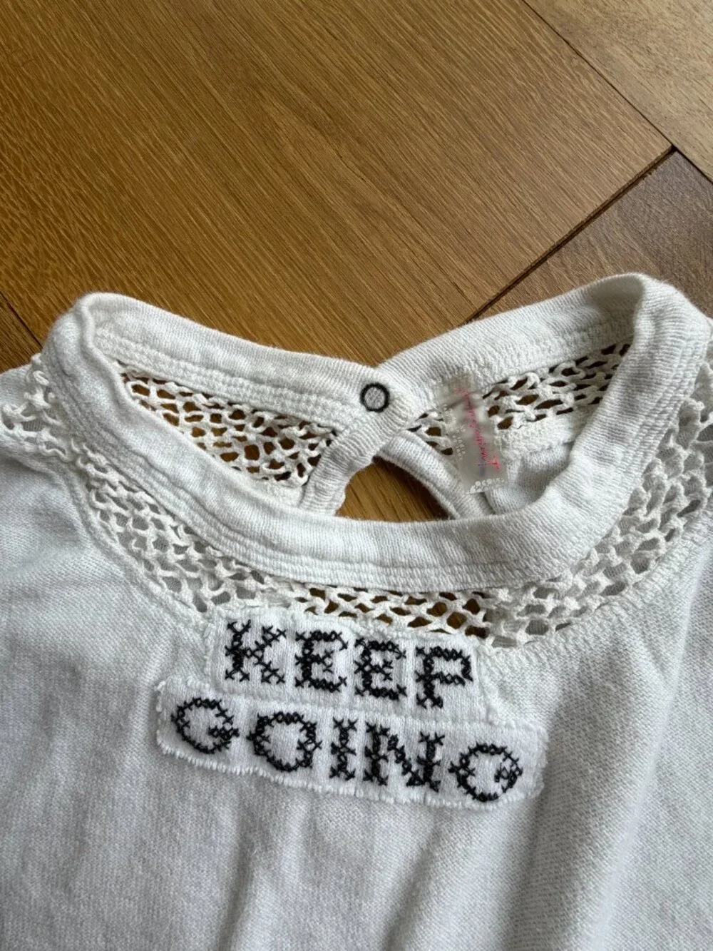 Free People Keep Going Lace LS Top Size XS